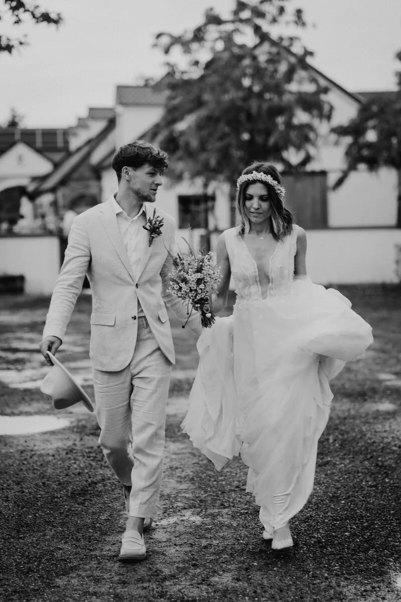 Corina & Stefan bei der Arbeit